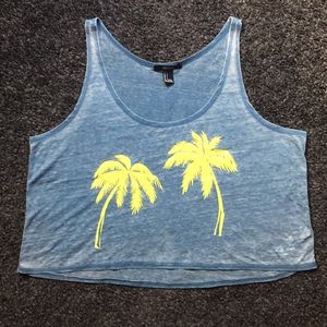 CROPPED PALM TANK 🏝